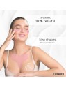 Cuscinetti oculari silicone riutilizzabili Rosa 2 pezzi