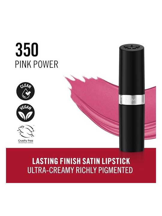 Rimmel Rossetto Lasting Finish 350 Pink Power