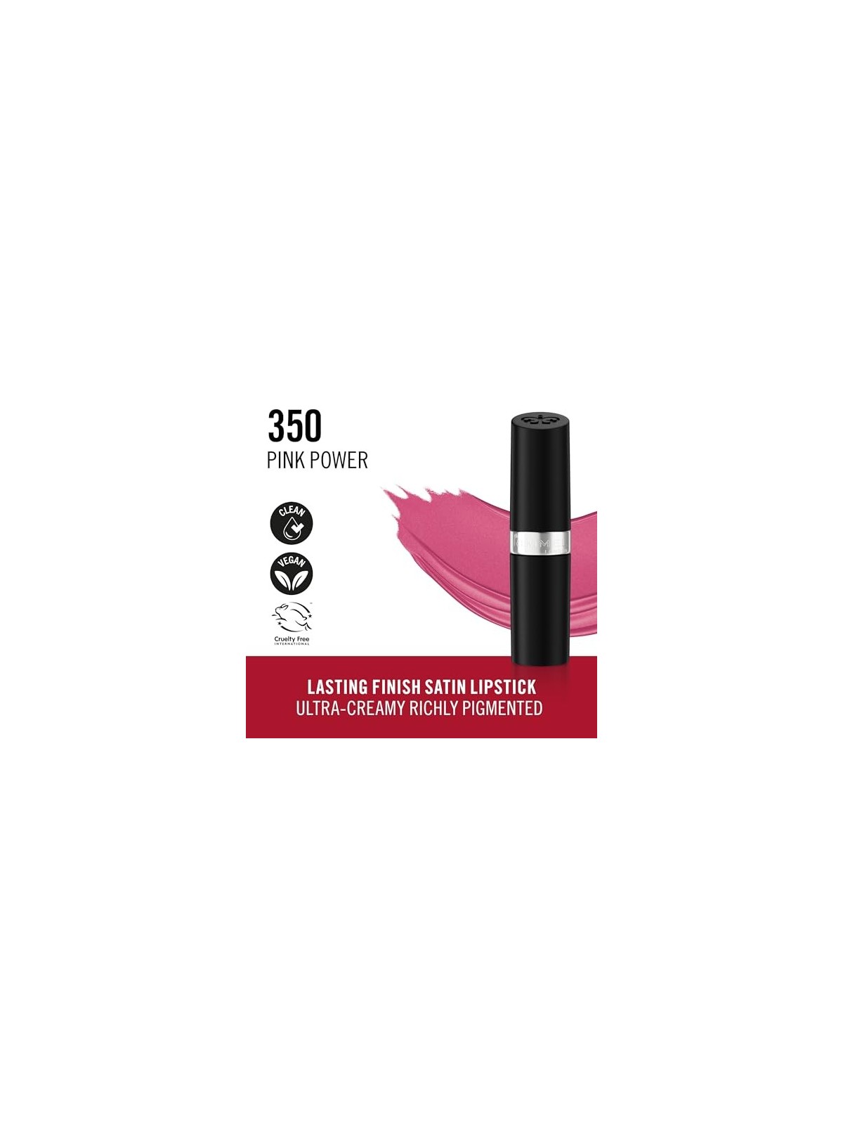 Rimmel Rossetto Lasting Finish 350 Pink Power