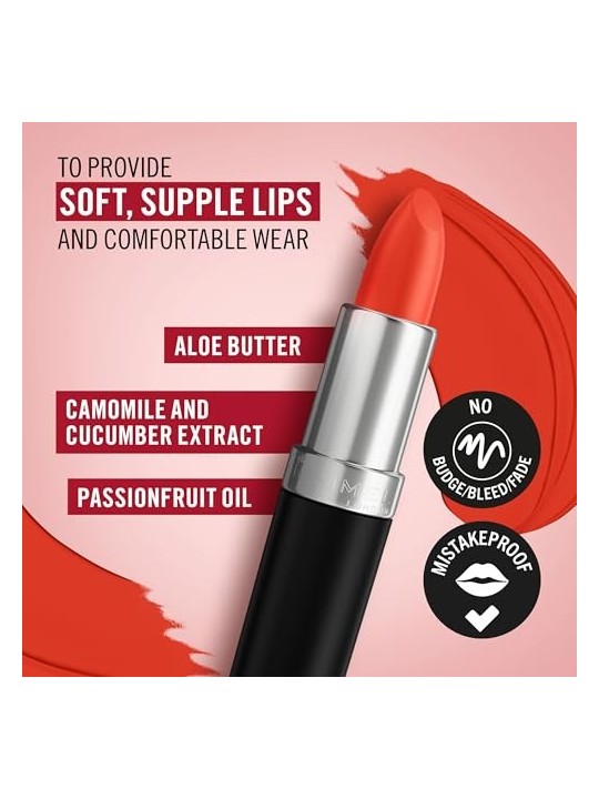 Rimmel Rossetto Lasting Finish 350 Pink Power
