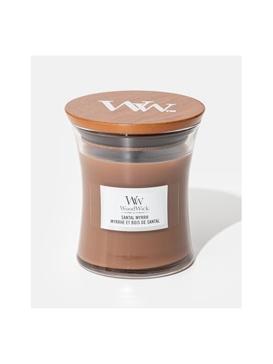 WoodWick Vaso Santal Mirra legno di sandalo e mirra unisex 850g WoodWick www.essenzetotalstyle.com 