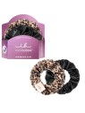 Invisibobble Sprunchie Slim Premium Leo Fascia Capelli Neri 2 pz donna