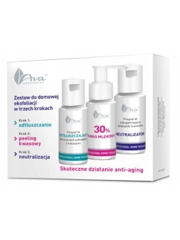 Home Exfoliation Set with lactic acid 30%
