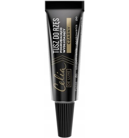CELIA De Luxe mascara addensante e allungante in tuboricarica Nero 5g