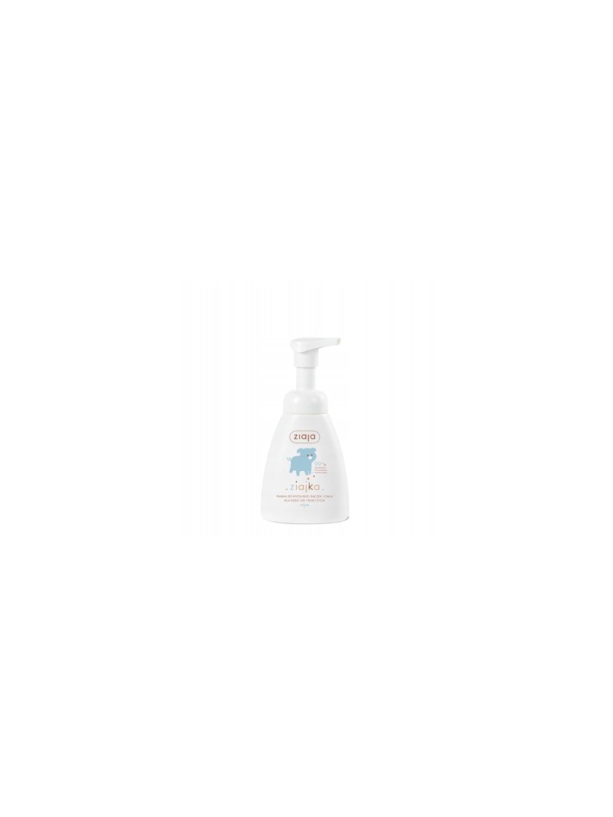 Ziaja Kids Ziajka Wash Foam Schiuma detergente per viso mani e corpo donna 250ml