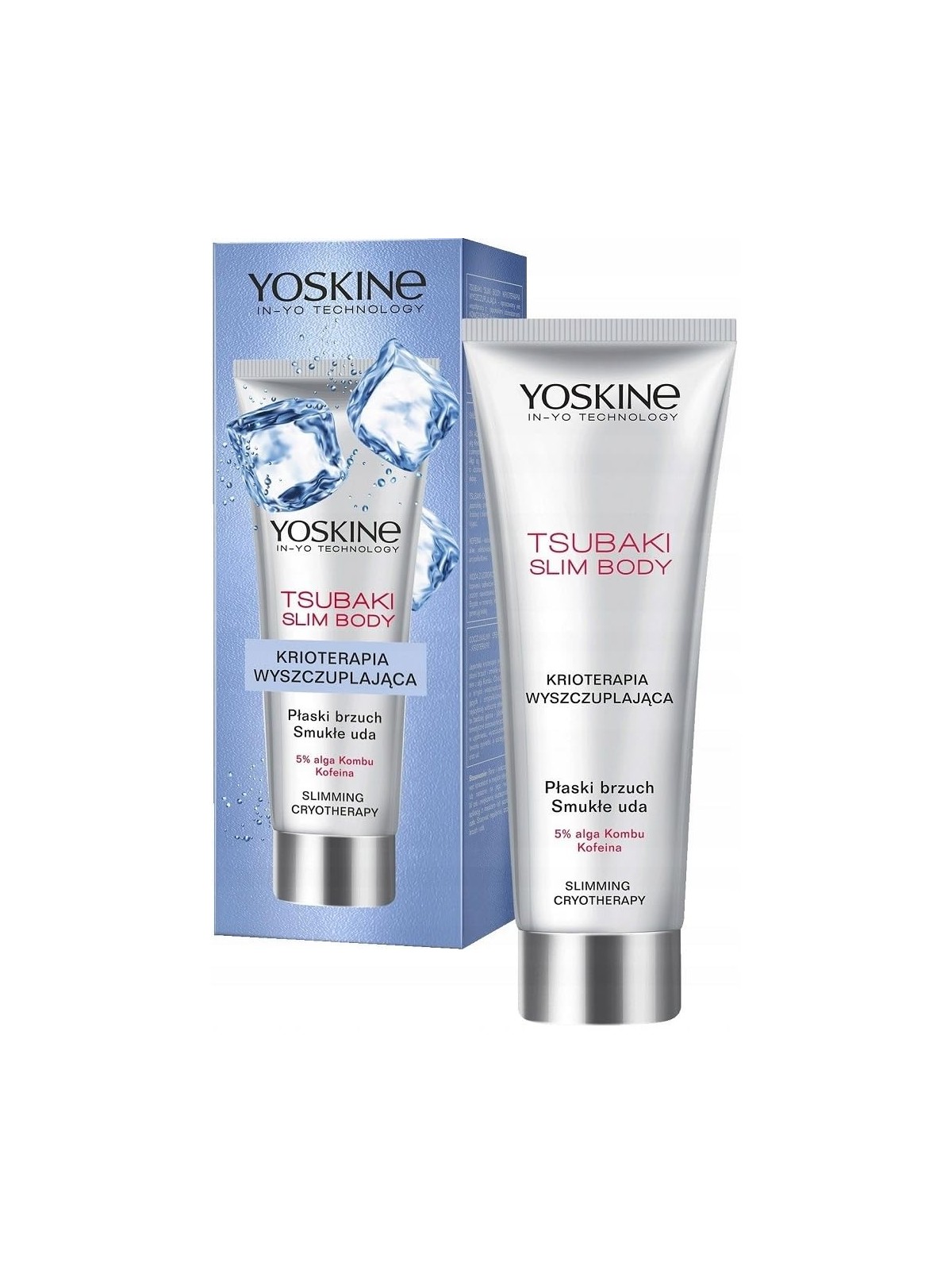 YOSKINE Tsubaki Slim Body Cryotherapy Cremaconcentrata snellente per il rimodellamento del corpo non invasivo 200ml