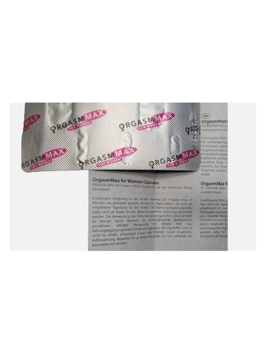 MEDICAGROUP Orgasm Max Per le donne 30 minuti prima del rapporto Integratore alimentare 2 capsule