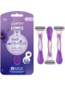 Wilkinson MyIntuition Smooth Violet Bloom Quattro 3 pcs