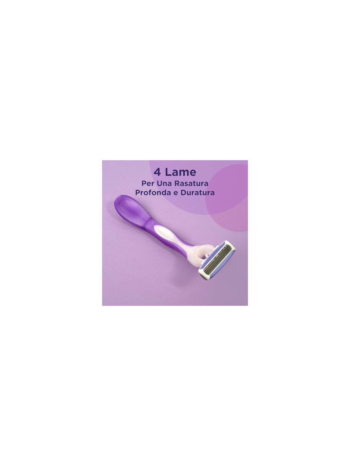 Wilkinson MyIntuition Smooth Violet Bloom Quattro 3 pcs