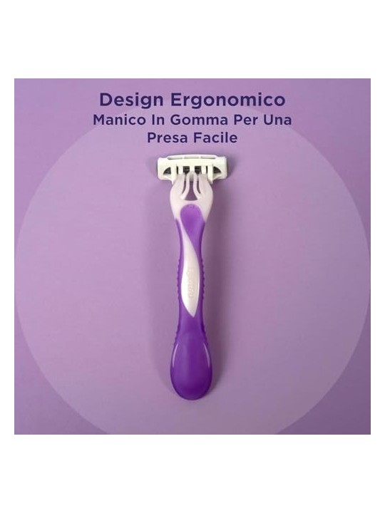 Wilkinson MyIntuition Smooth Violet Bloom Quattro 3 pcs