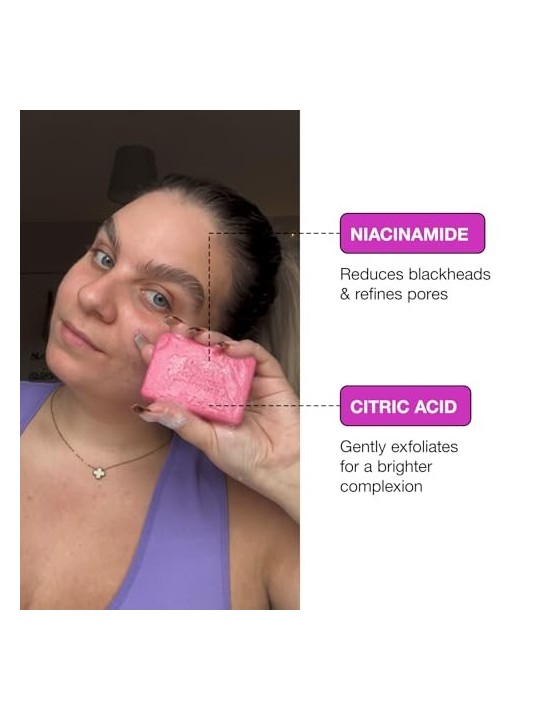 Sapone detergente viso Carbon Theory Niacinamide