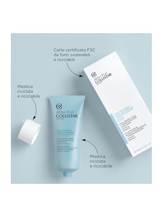 Collistar Hyaluronic Acid + Madecassoside Cica-Mask 75ml
