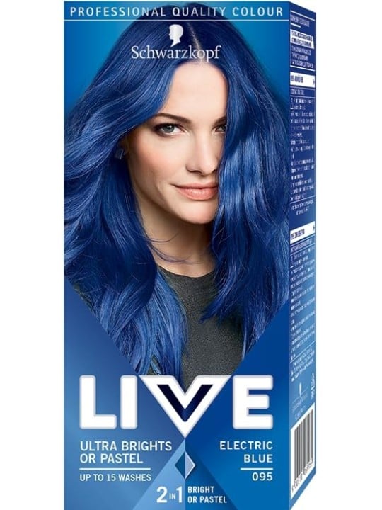 Schwarzkopf Professional Live Colore Permanente - Colore capelli donna 95 Blu
