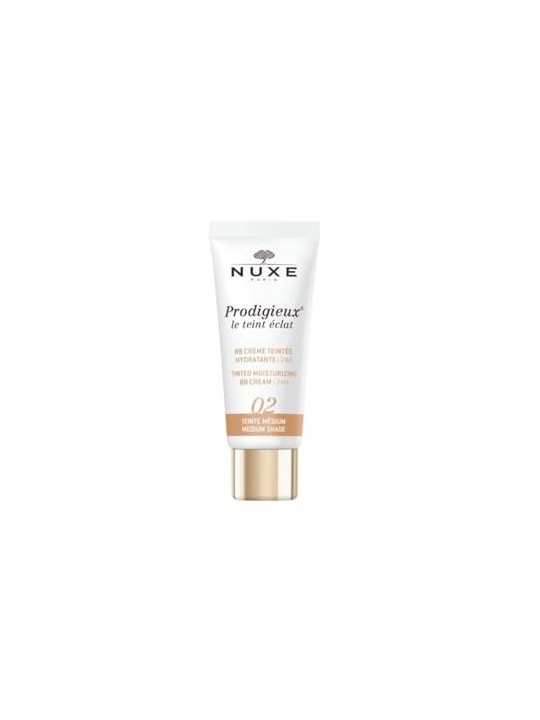 Nuxe Crema BB Illuminante Prodigieux Le Teint Eclat Crema BB Colorata Idratante 24H 30ml - Tonalità: 2 Media donna Nuxe www.esse