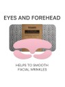 Cuscinetti per gli occhi e maschera per la fronte in silicone