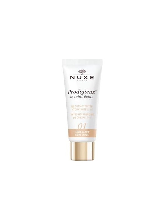 Nuxe Crema BB Illuminante Prodigieux Le Teint Eclat Crema BB Colorata Idratante 24H 30ml - Tonalità: 1 Light donna Nuxe www.esse