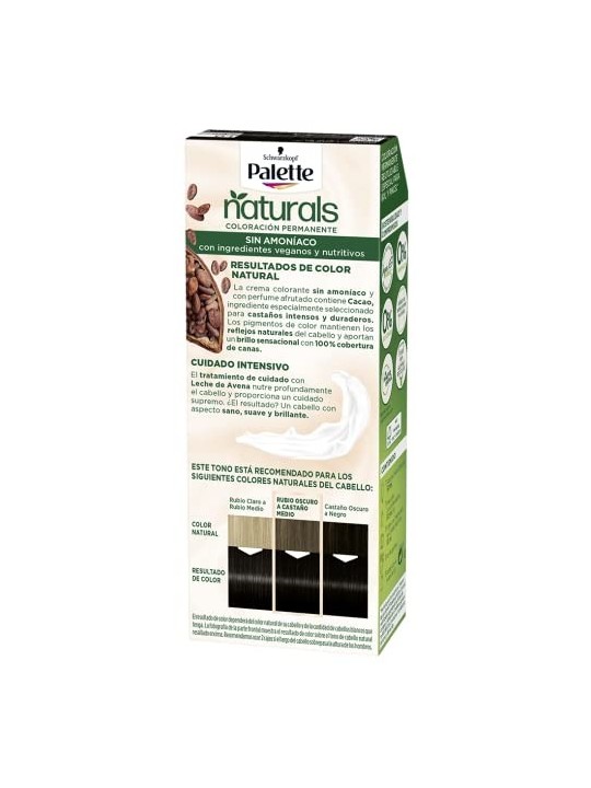 Palette NATURAL tinta 10nero