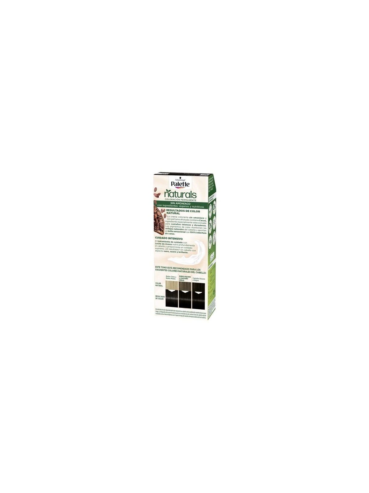 Palette NATURAL tinta 10nero