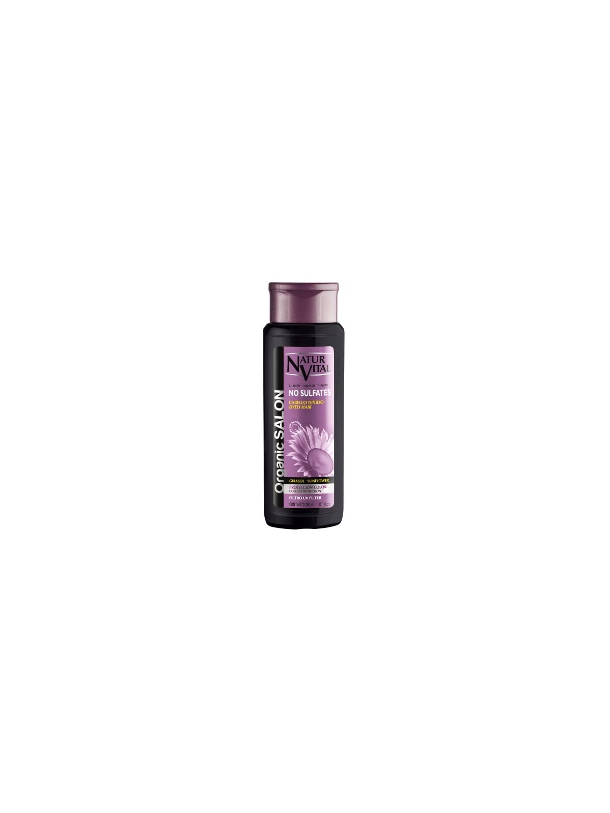 Natur Vital ORGANIC SALON shampoo senza solfati protezione colore unitV 300ml unisex