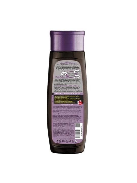 Natur Vital ORGANIC SALON maschera senza solfati protezione colore 300ml unisex