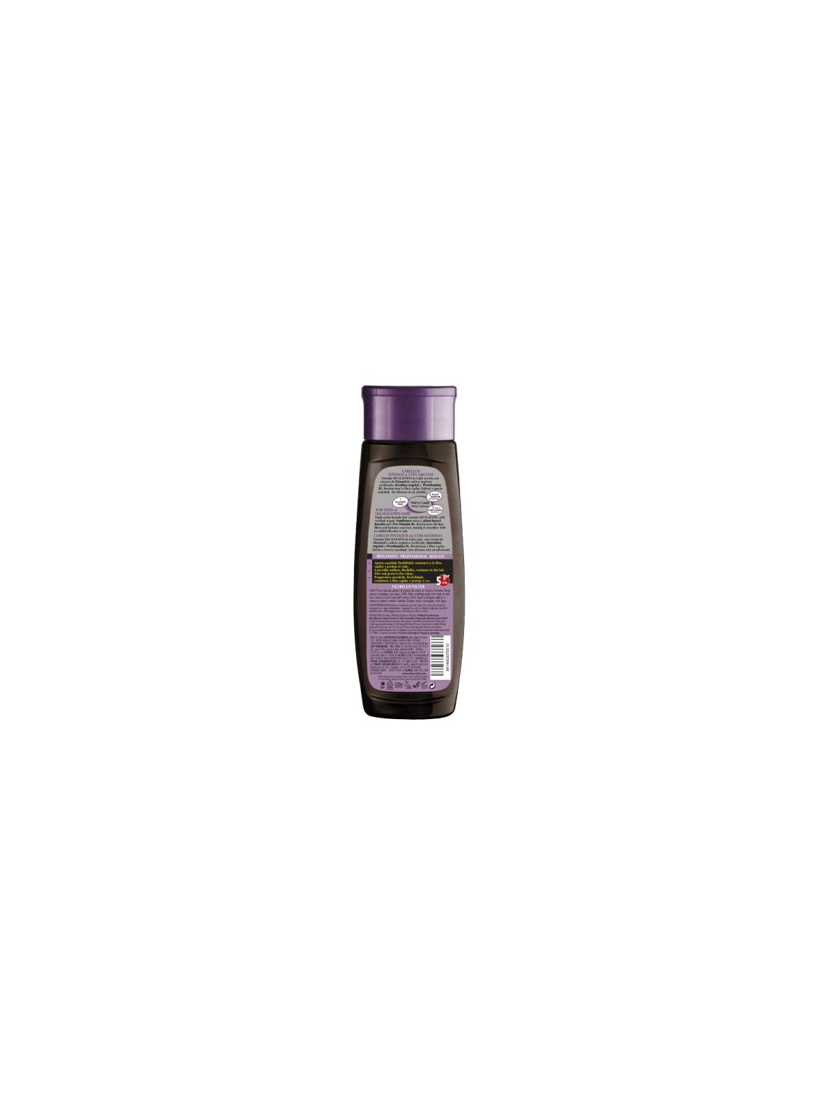 Natur Vital ORGANIC SALON maschera senza solfati protezione colore 300ml unisex