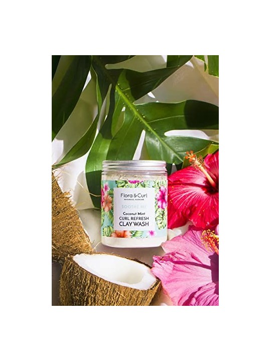 Rinfresca ricci con argilla di cocco e menta 260 gr donna