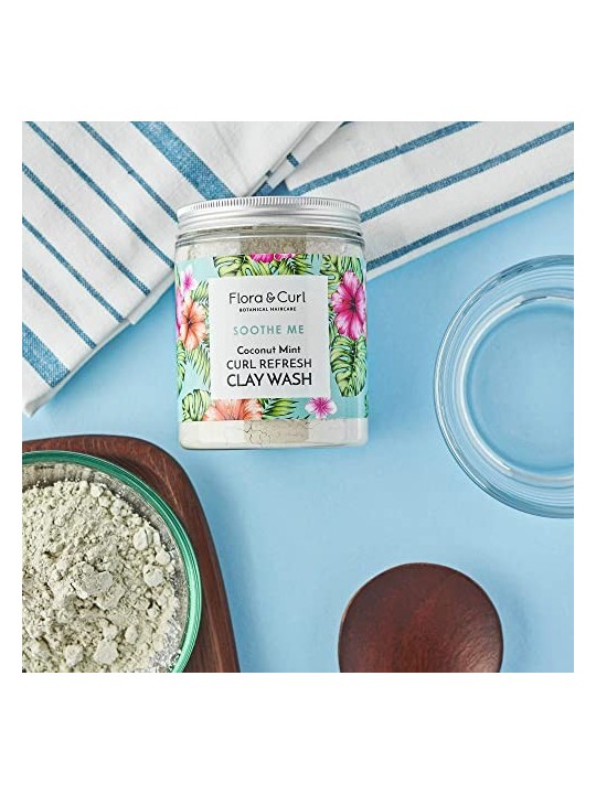 Rinfresca ricci con argilla di cocco e menta 260 gr donna