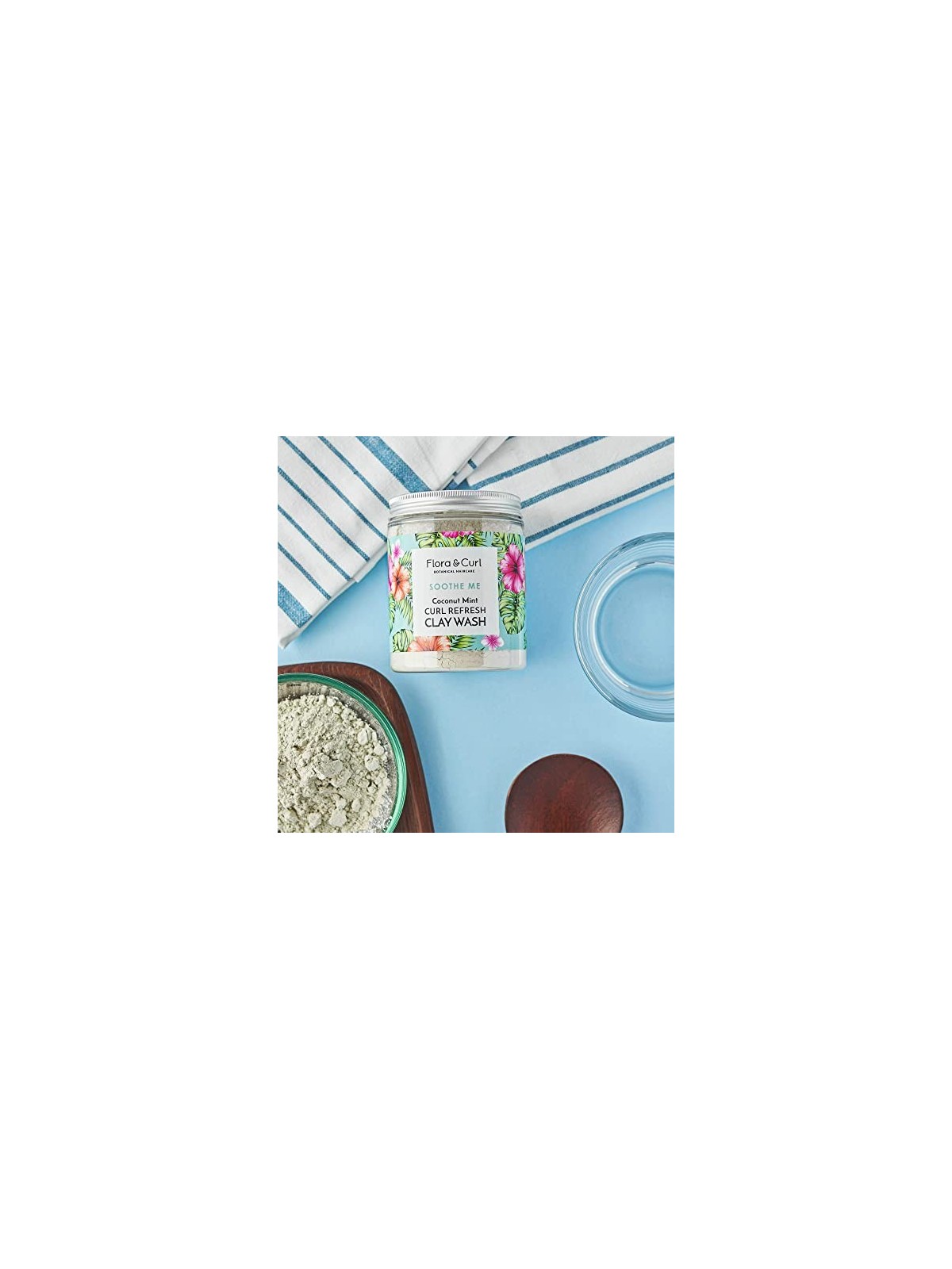 Rinfresca ricci con argilla di cocco e menta 260 gr donna
