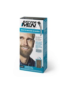 Just For Men COLORANTE Gel Baffi Barba Basette Castano Chiaro 15ml