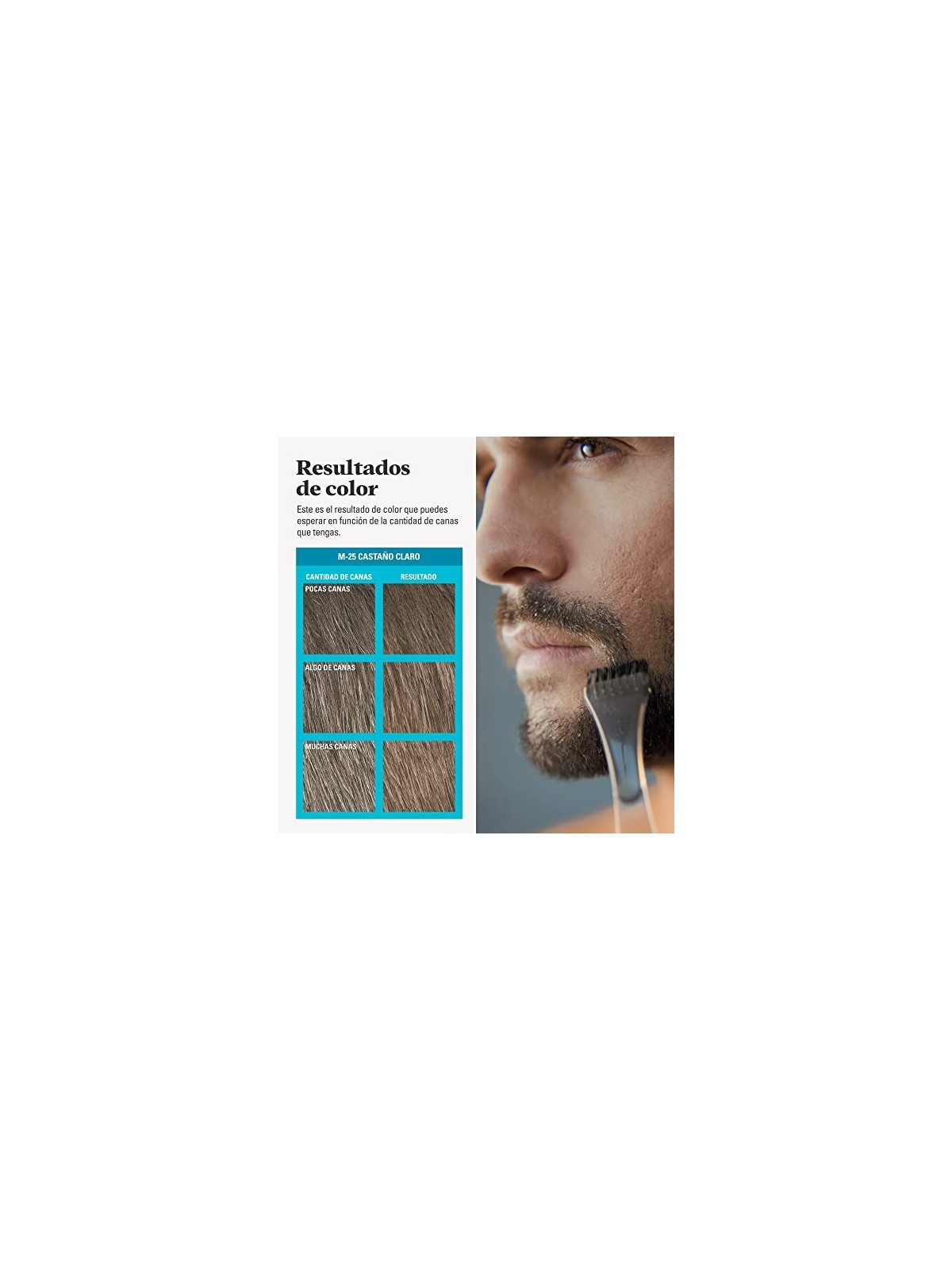 Just For Men COLORANTE Gel Baffi Barba Basette Castano Chiaro 15ml