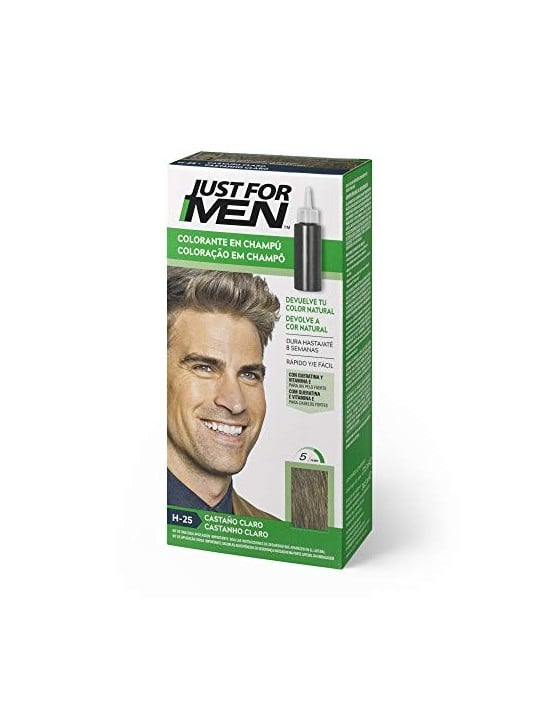 Just For Men LIGHT BROWN COLORANT shampoo 30ml