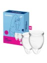 SET Feel Confident coppette mestruali 15ml 20ml Trasparente