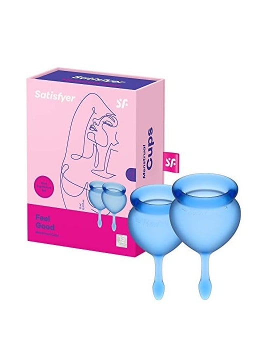 SET Feel Good coppette mestruali Dark Blue 15ml 20ml