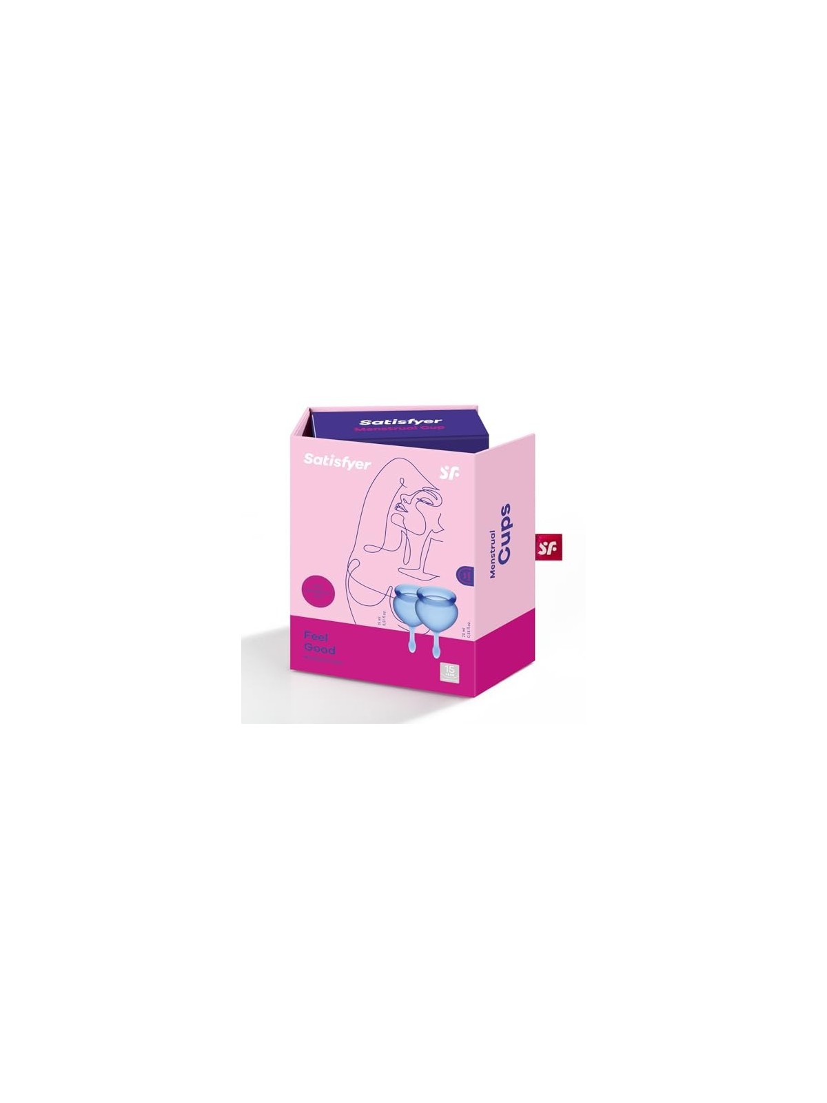 SET Feel Good coppette mestruali Dark Blue 15ml 20ml