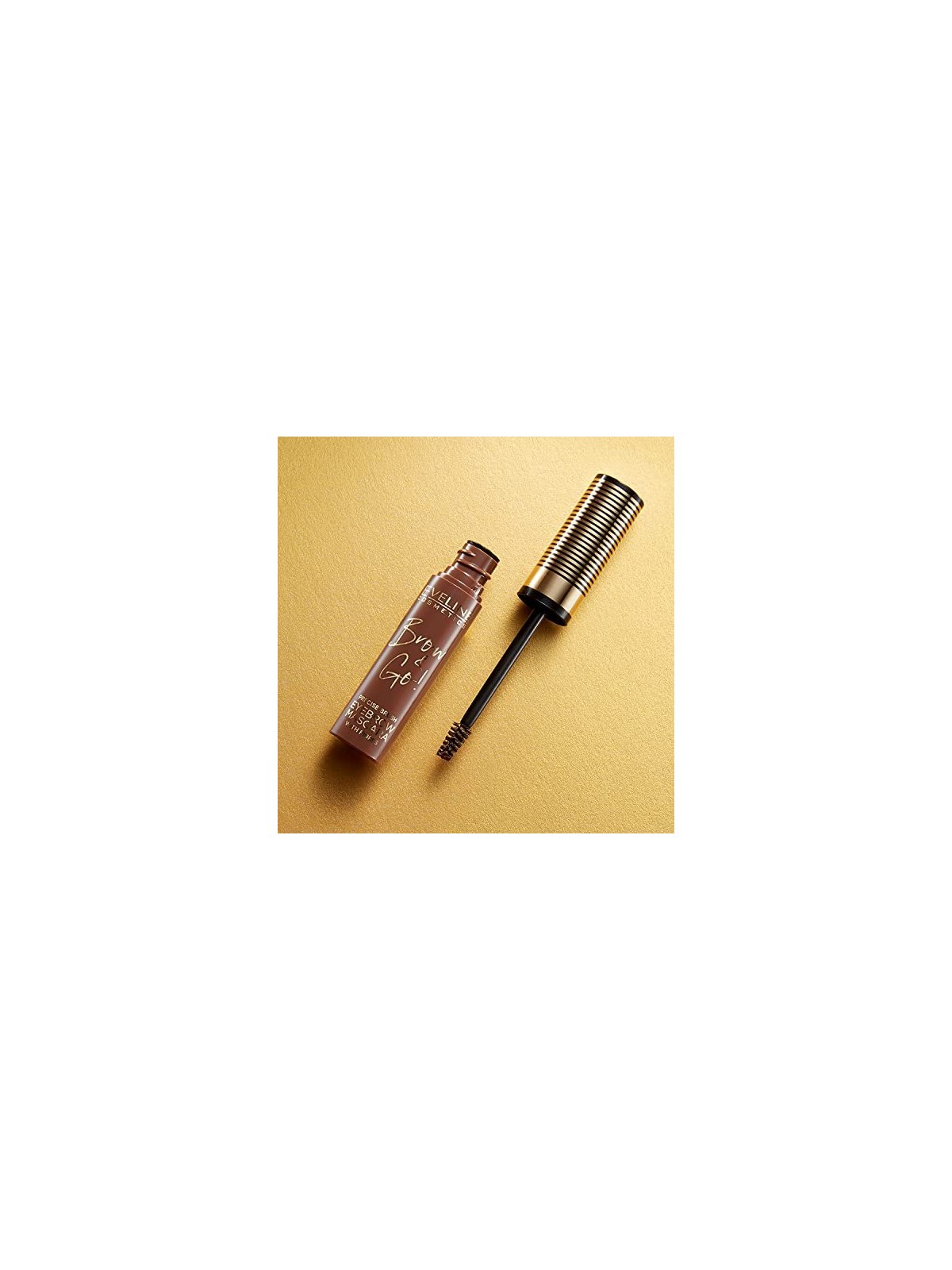 Eveline Cosmetics Sfoglia e vai Mascara per sopracciglia Gel per modellare le sopracciglia 6 ml donna 0ml 01 Light Brown