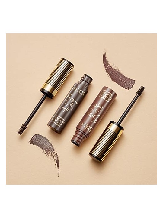 Eveline Cosmetics Sfoglia e vai Mascara per sopracciglia Gel per modellare le sopracciglia 6 ml donna 0ml 01 Light Brown