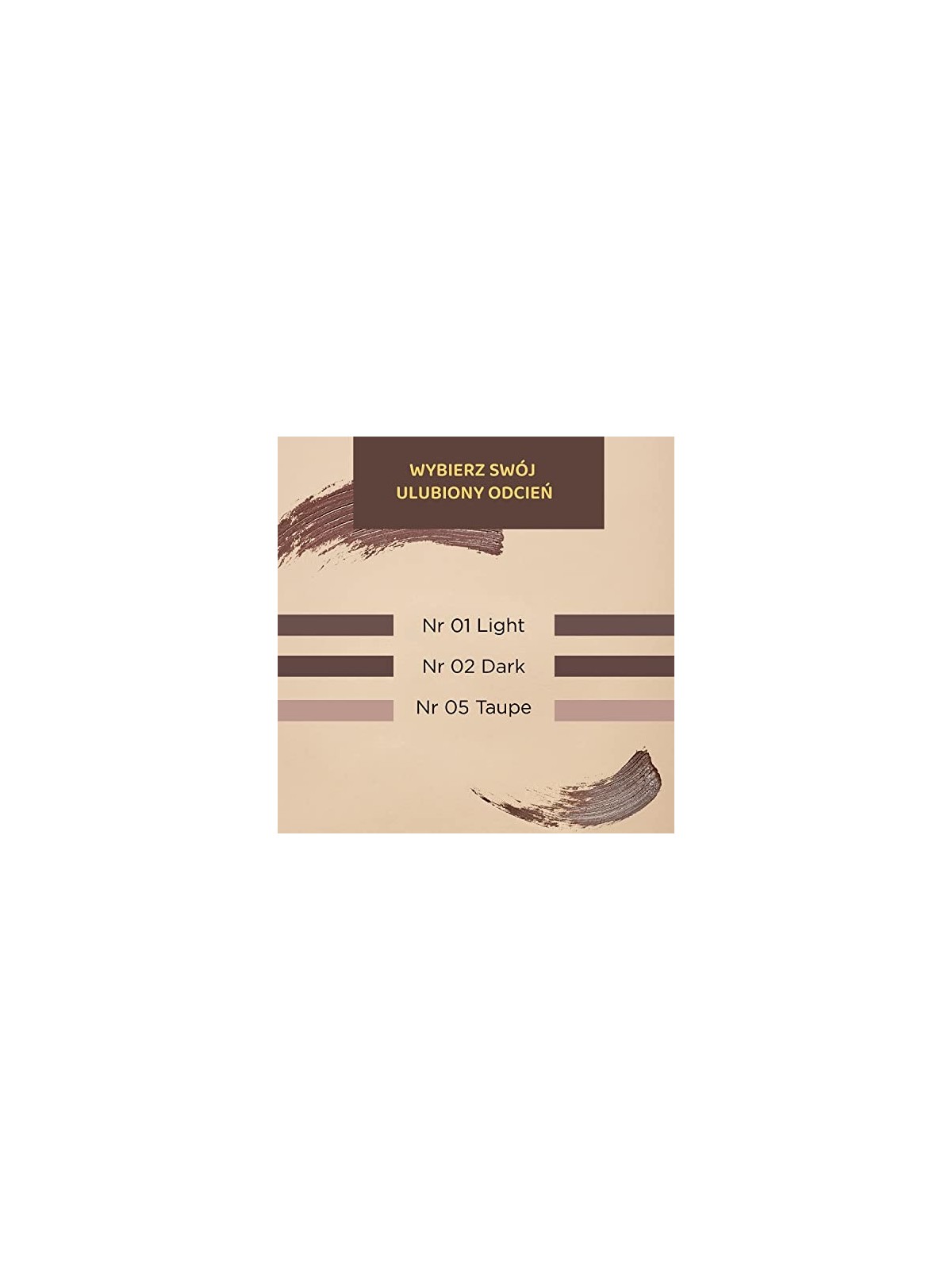 Eveline Cosmetics Sfoglia e vai Mascara per sopracciglia Gel per modellare le sopracciglia 6 ml donna 0ml 01 Light Brown