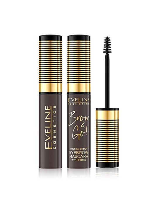 Mascara per Sopracciglia EVELINE Brow Go 02 Scuro