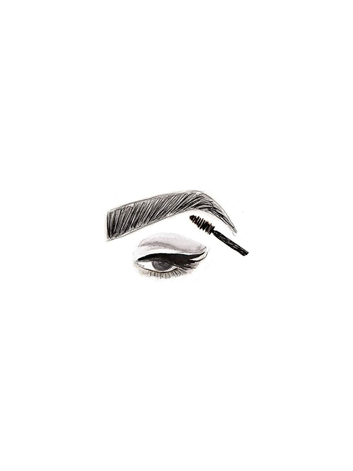 Mascara per Sopracciglia EVELINE Brow Go 02 Scuro