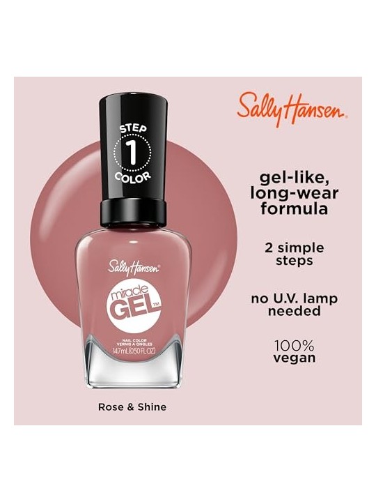 SALLY HANSEN Miracle Smalto gel 252 Rose Shine 147 ml