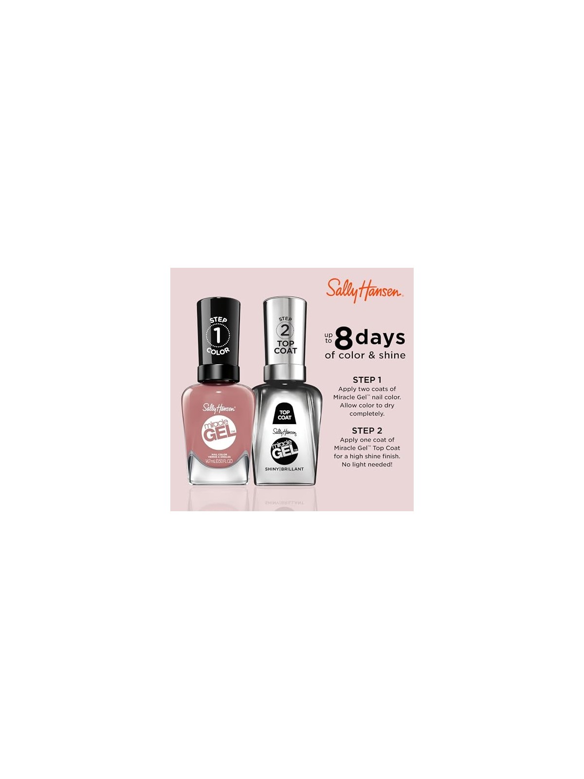 SALLY HANSEN Miracle Smalto gel 252 Rose Shine 147 ml
