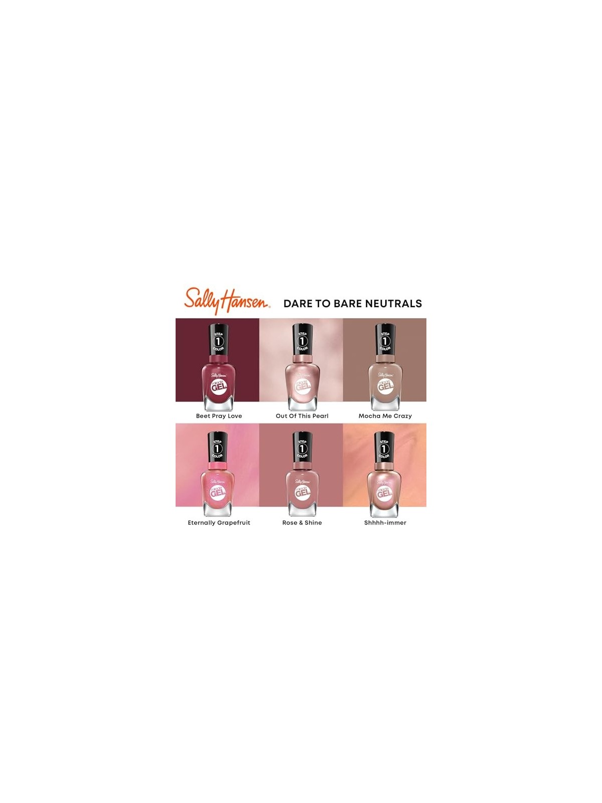 SALLY HANSEN Miracle Smalto gel 252 Rose Shine 147 ml