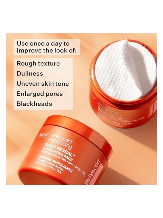StriVectin Daily Reveal Exfoliating Pads unisex 60 unitï¿½ï¿½