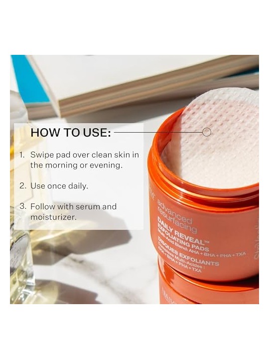 StriVectin Daily Reveal Exfoliating Pads unisex 60 unitï¿½ï¿½