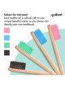 My White Secret Bamboo Toothbrush 4 pcs