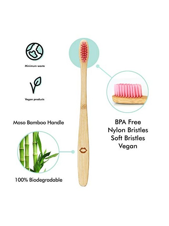 My White Secret Bamboo Toothbrush 4 pcs
