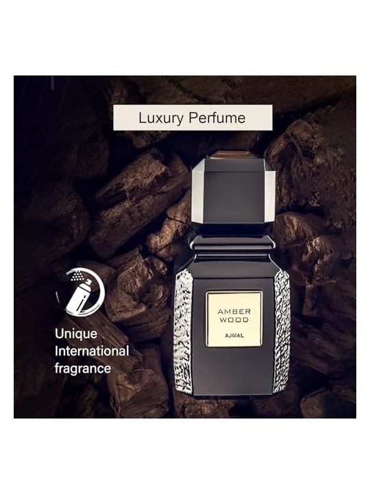 Ajmal Amber Wood Noir Eau de Parfum for Men 100ml
