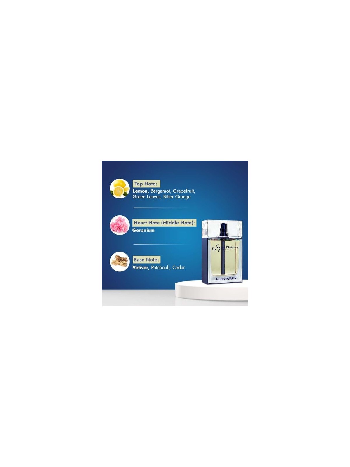 Al Haramain Signature Blue eau de parfum uomo 100ml