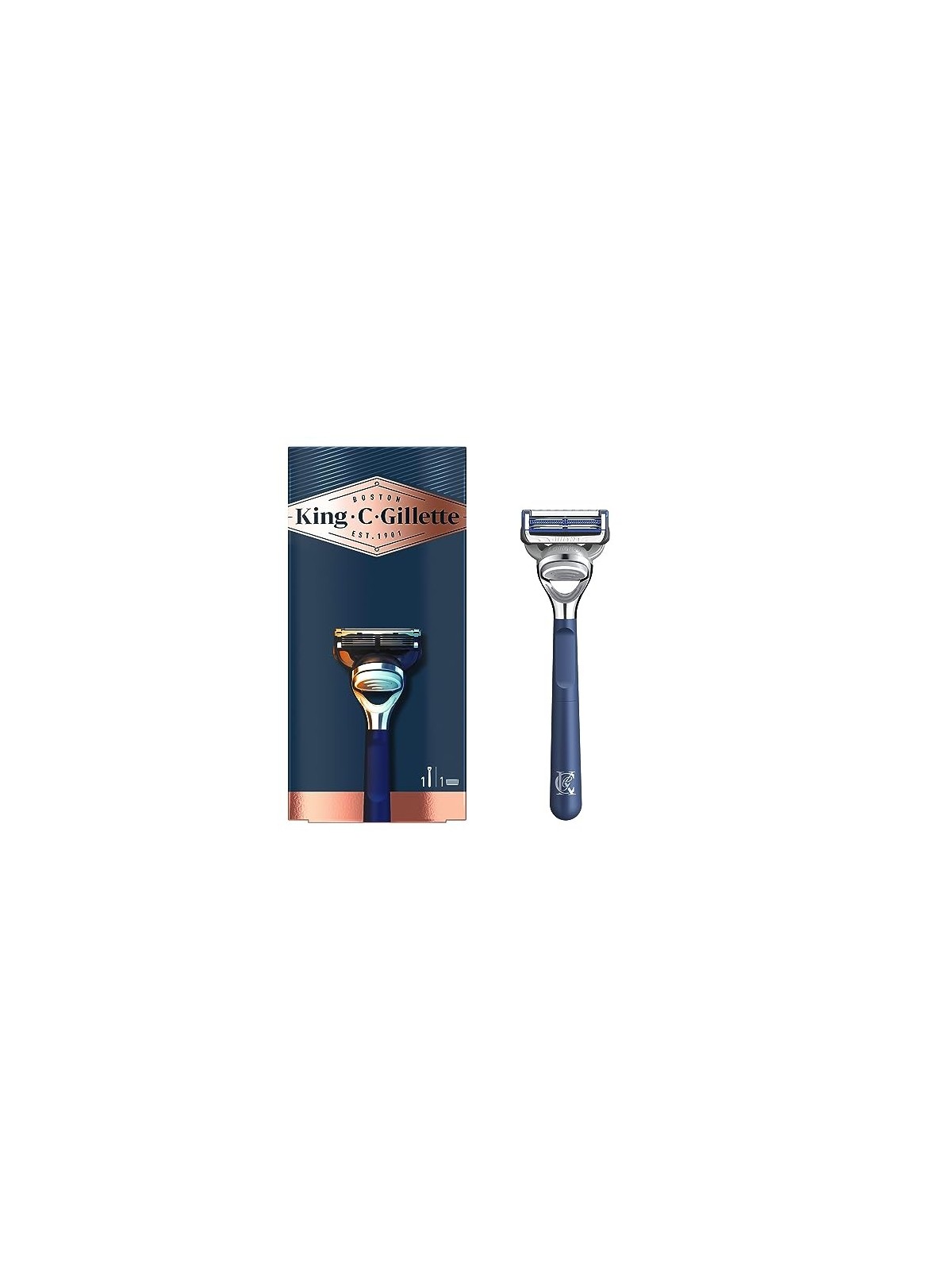 Rasoio collo uomo Gillette GILLETTE KING 1 unitï¿½ï¿½