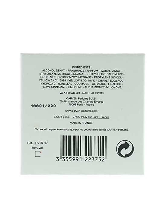Carven PARIS SANTORINI Eau de Parfum 100ml Women